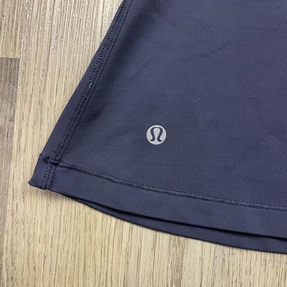 Lululemon Tank Top Womens 8 Blue Tie Dye Racerback Athletic Yoga Gym Mesh Panel - Picture 5 of 7